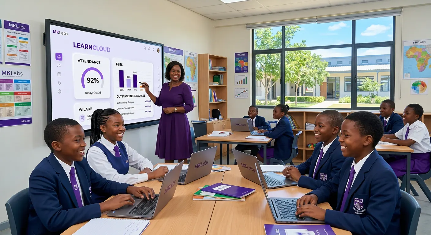 LearnCloud used in a classroom