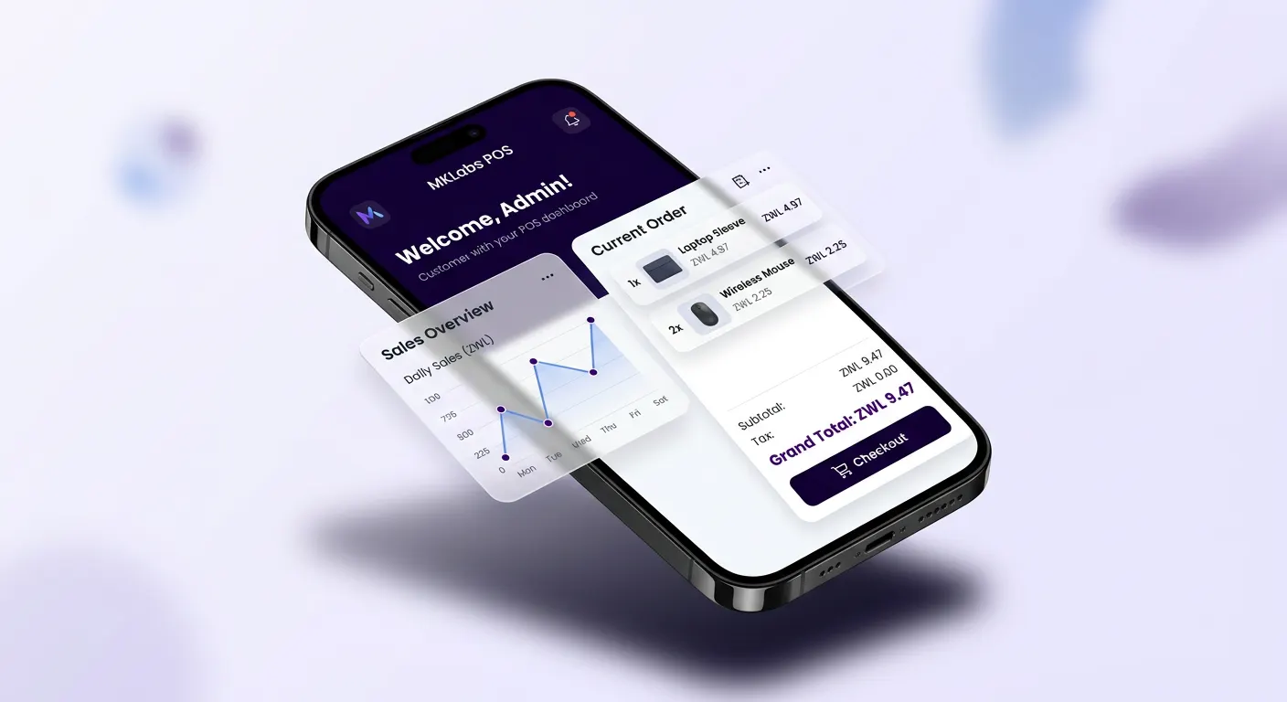 MKLabs POS on a phone